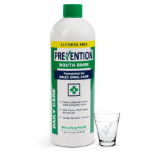 Prevention Daily Care Munskölj, Alkohol-fri, Väteperoxid Tänder Blekningsmedel, Fräsch Mint för Dålig Andedräkt