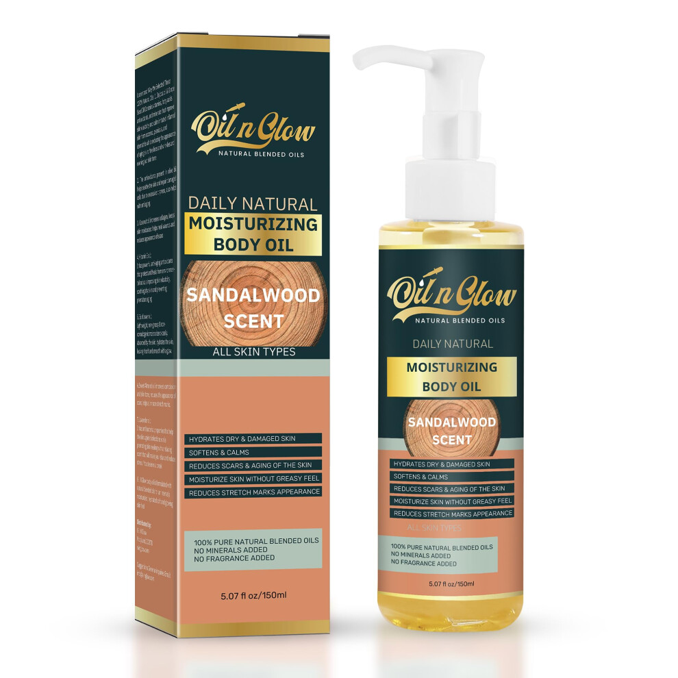 Huile De Santal De Santal Oiseaux 100% Pure Huile D'hydratation Naturelle Aprs Douche Avec Vitamine E Coco Jojoba Olive Et Amande Sucre Hydra-image