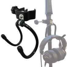 Kopfhrer-Aufhnger-Stnder zum Anklemmen, universeller Zubehrhalter fr Studio-Mikrofon/Musikstnder fr Headset-Kabel, Tamburine, Kuhglocke usw.