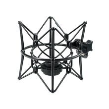 SUUNTOK Microfoon Shockmount Antivibratie Mic Houder Spider Compatibel met Neumann U87 Ai, U89 i, TLM 67 (Zwart)