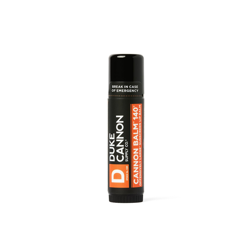 Duke Cannon Supply C Orange Duke Cannon Balm 140 Tactical Lip Protectant - Blood Mint Flavored Lip Balm With Spf 30 Large Size Premium Ingredients Outdoor Lip Care