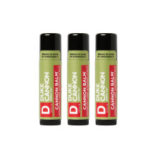 Duke Cannon Supply Co. Taktischer Lippenschutz-Balsam, frische Minze (3er-Packung mit je 150 ml), hochwertiger Lippenschutzbalsam fr hart arbeiten
