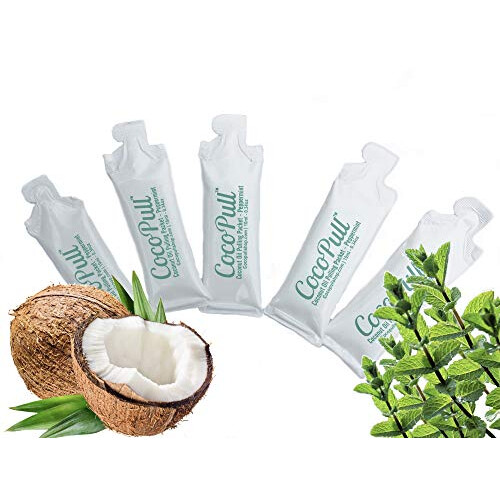 CocoPull - Olio di Cocco e Menta per Igiene Orale, 14 Bustine per Denti e Gengive Sani 2