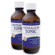 Dental Herb Company - Tnico para dentes e gengivas (18 onas) Enxaguante bucal (2 garrafas)