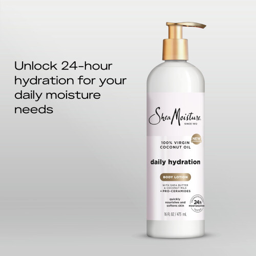 Shea Moisture Tägliche Feuchtigkeits-Körperlotion, 100 % Reines Kokosnussöl 2