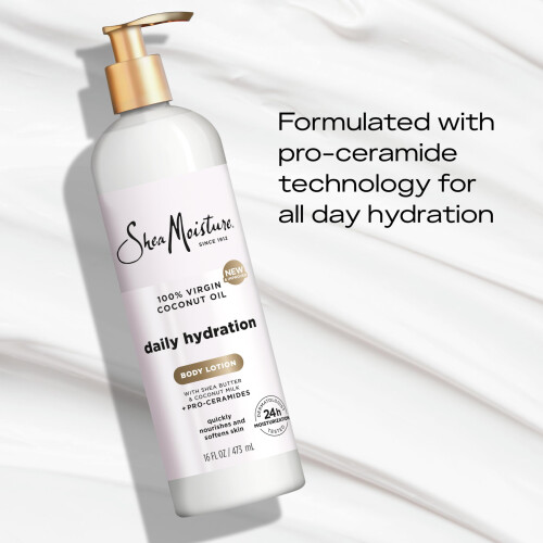 Shea Moisture Tägliche Feuchtigkeits-Körperlotion, 100 % Reines Kokosnussöl 1