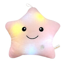 KAHEAUM Lichtkissen, dekorative Dekokissen mit Einstzen im Lieferumfang enthalten, Plschpuppenkissen, Plschtier fr Mdchen, Kinder, Kindertagsges