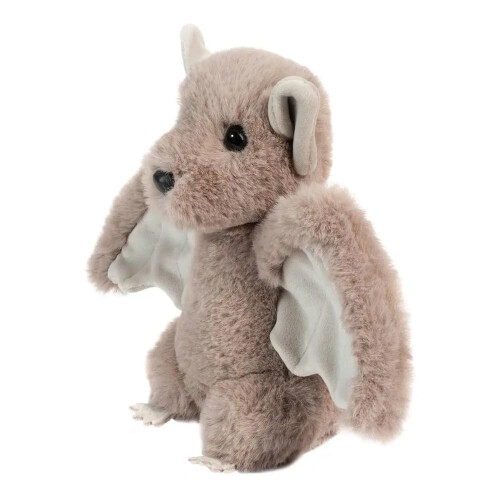 Douglas Mini Flappie Soft Bat Stuffed Animal - 9 Inches Gray 2
