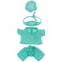 DolliBu Doctor Dress Up Set pro plyovho medvdka - Chirurg drhne oblecen pro plyov zvrtka Kalhoty a maska ??pro plyovho medvdka Doctor Cap