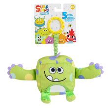 Super Simple WowWee Sensory Plush Monsters Hugo (Green) with 5+ Sensory Features (Ages 0+)