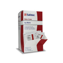 Baume à lèvres Safetec 5 g. Sachet de 144 ct. Boîte (12 Boîtes/caisse)