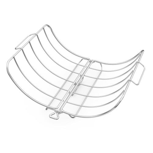 Rack de assar peru Onlyfire em ao inoxidvel destacvel para torrador de aves Rack de costela adequado para assadeira de 16 x 13 polegadas Big G
