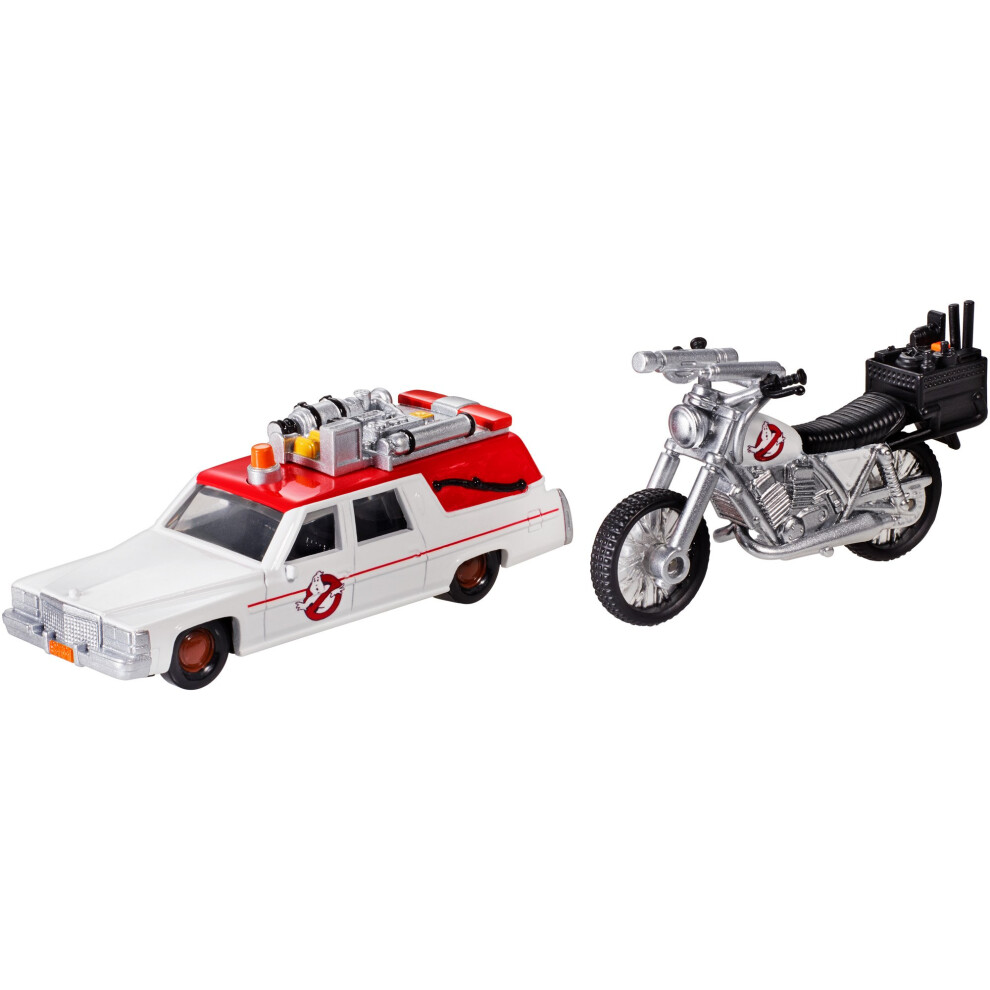 Hot Wheels Ghostbusters 1:64 Scale Diecast Figure (2 Pack)-image-OPC-PHTGJHW-NEW