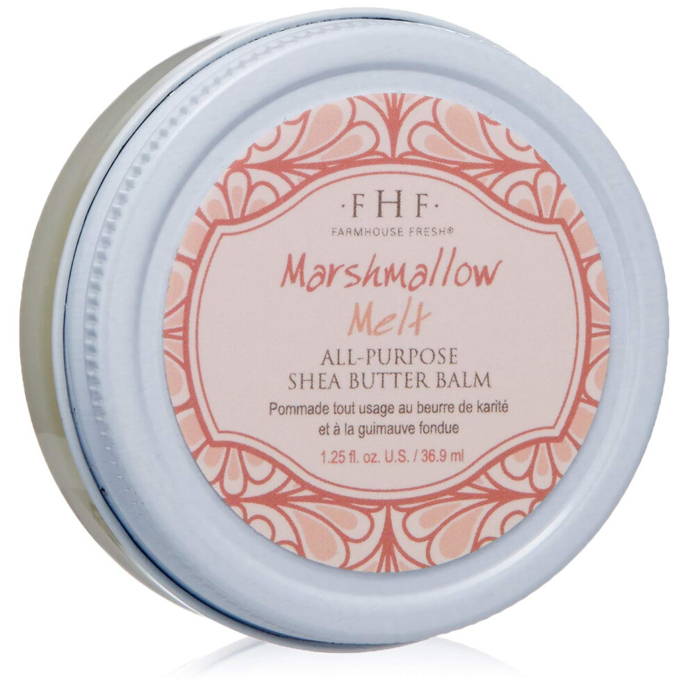 Farmhouse Fresh Marshmallow Melt All-Purpose Shea Butter Balm 1.25 Fl Oz