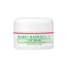 MARIO BADESCU Maschera per le labbra con anguria e basilico per tutti i tipi di pelle Trattamento lebbro durante la notte arricchita con olio di cocc