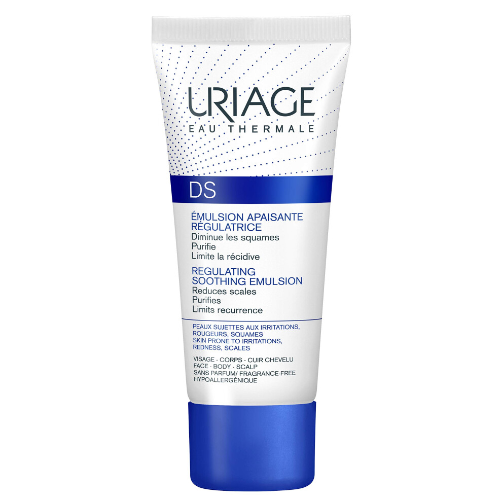 D.s. Regulating Soothing Emulsion 1.35 Fl.oz. | Treatment With Restorative & Hydrating Properties For Face & Body | Reduces Scales And Soo Uriage