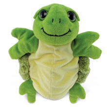 DolliBu Meeresschildkrten-Handpuppe superweiche Stofftier-Handpuppen fr Kinder, pdagogische Handpuppe, Plschtier fr Kinder und Erwachsene, Mee