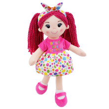 June Garden 14"""" Beste groe Schwester Sophie - Weiche, kuschelige Plschpuppe als Geschenk fr Mdchen - Anschmiegsame Stoffpuppe - Rosa M