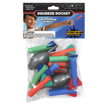 Stomp Rocket, die Original-Quetschrakete mit 10 Raketen  Raketenwerfer aus weichem Schaumstoff, MINT-Geschenk fr Jungen und Mdchen  ab 4 Jahr
