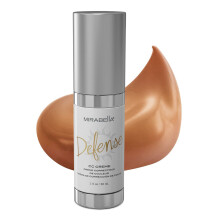 Mirabella Defense CC Creme Foundation mit vollstndiger Abdeckung und Lichtschutzfaktor 20. CC Cream Foundation mit Sonnenschutz und Hyaluronsure-l