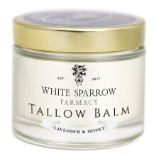 White Sparrow Farmacy Bio-Talgbalsam von grasgeftterten Khen  (Lavendel und Honig) Bio-Talg von grasgeftterten Khen und ausschlielich Bio-Zutat