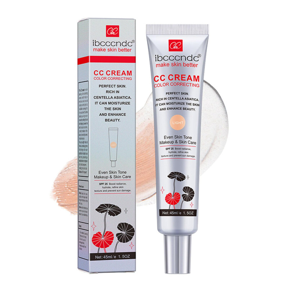 New Irven Color Correcting Cc Cream Hydrating Cc Cream Foundation With Centella Asiatica Multi-Purpose Pre-Makeup Primer Moisturizing Facial Concealer Suns