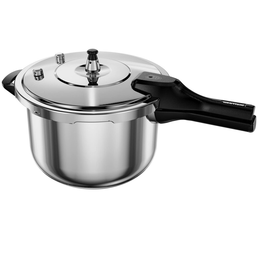 WantJoin Stainless Steel Pressure Cooker Spring Valve Safeguard Devices Gas Stove Eletric Stove Cooking (14qt)