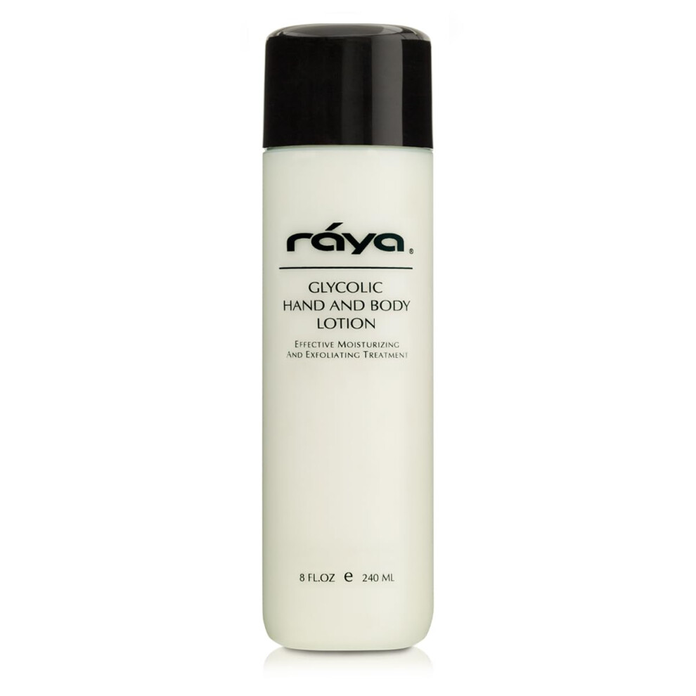 Raya Glycolic Hand And Body Lotion With Aha (G-333) | Soothing Moisturizing Exfoliating And Conditioning Lotion For The Hands Arms Legs And