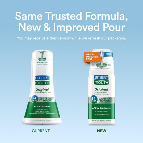 Smartmouth Original Activated HOULDWASH e pacchetti singoli Viaggia per il parrucchiere Fresh Mint 1