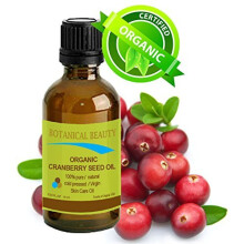 OLEJ Z NASION ZURAWINY 100% Czysty, naturalny, nierafinowany olej nosny z pierwszego tloczenia na zimno. 0,33 uncji - 10 ml. do twarzy Skra cial