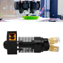 2-in-1-Out Aluminiumlegierung Extruderkopf für 3D-Drucker Doppelzahnrad-Ersatz