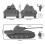 BMC CTS WW2 Γερμανικός Τεθωρακισμένος Panther V - Γκρι 1:38 Πλαστικό Στρατιωτικό Όχημα 2