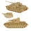 BMC CTS WW2 Γερμανικός Πάντσερ IV Τανκ - Μπεζ 1:38 Πλαστικό Στρατιωτικό Όχημα 3