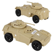 TimMee RECON PATROL Pantserauto's - Tan Plastic Leger Voertuigen