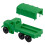 TimMee Plastic Legerwagens - Groene M34 Deuce en a Half Vrachtwagens 4