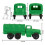 TimMee Plastic Legerwagens - Groene M34 Deuce en a Half Vrachtwagens 2