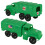 TimMee Plastic Legerwagens - Groene M34 Deuce en a Half Vrachtwagens 1