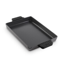 Dash Zakarian by Dash 9 """" x13 """" Nonstick gietijzeren pan met gietspuit en verwijderbare siliconengrepen voor het breken van bakbakken grillen e