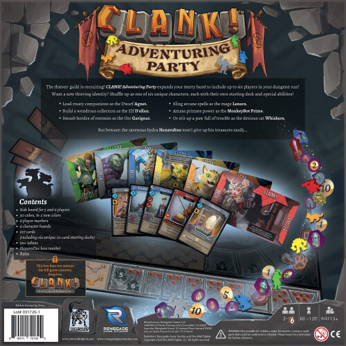 Renegade Game Studios Clank! Dobrodrun prty Hned 1