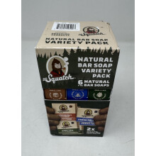 Dr. Squatch Natural Squawk Natural Bar Soap Vareity Pack (6 count) Brown/blue/green