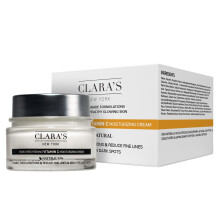 CLARA'S NEW YORK | Aufhellende Vitamin-C-Feuchtigkeits-Gesichtscreme | mit Hyaluronsure | Aknenarben, dunkle Flecken reduzieren feine Linien, gesund