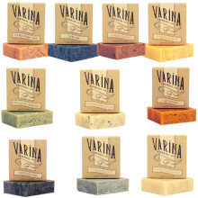 Varina Natural Men's 2 Variety Bar Soap Sanfte Reinigung fr empfindliche Haut, erdige Dfte 10er-Pack