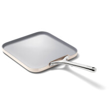 Caraway Square Griddle Pan - 11  Square Pan - Non-Stick Ceramic Coated - Non Toxic  PTFE & PFOA Free - Oven Safe & Compatible with All Stovetops
