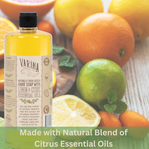 Varina Liquid Organic Castile Soap Variety  16 oz 1