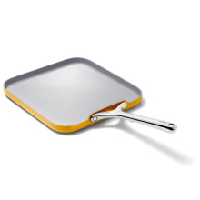 Caraway Square Griddle Pan - 11 Square Pan - Non-Stick Ceramic Coated - Non Toxic PTFE & PFOA Free - Oven Safe & Compatible with All Stovetops