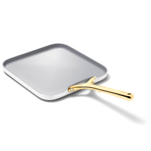 Caraway Square Griddle Pan - 11 Square Pan - Non-Stick Ceramic Coated - Non Toxic PTFE & PFOA Free - Oven Safe & Compatible with All Stovetops