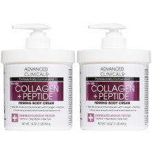Advanced Clinicals Collagen Peptides Krperlotion und Gesichtsfeuchtigkeitscreme | Mit Peptiden angereicherte Kollagenlotion fr Frauen und Mnner hi