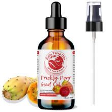 Bella Terra Oils - Vijgcactusolie 4oz - Geproduceerd uit Pure Cactus, Vol met Vetzuren & Flavonoïden, Perfect voor Zijdeachtige Huid