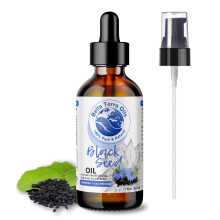 Bella Terra Oils Schwarzkmmell 2 Unzen zur Feier des ernhrungsphysiologischen Erbes von Schwarzkmmel, angereichert mit Gamma-Linolsure, eine