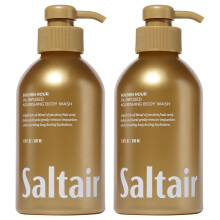 Saltair Body Wash Golden Hour 2-Pack. Nettoyant hydratant du corps avec des ingr dients hydratants. Gel de douche de luxe pour les femmes et les